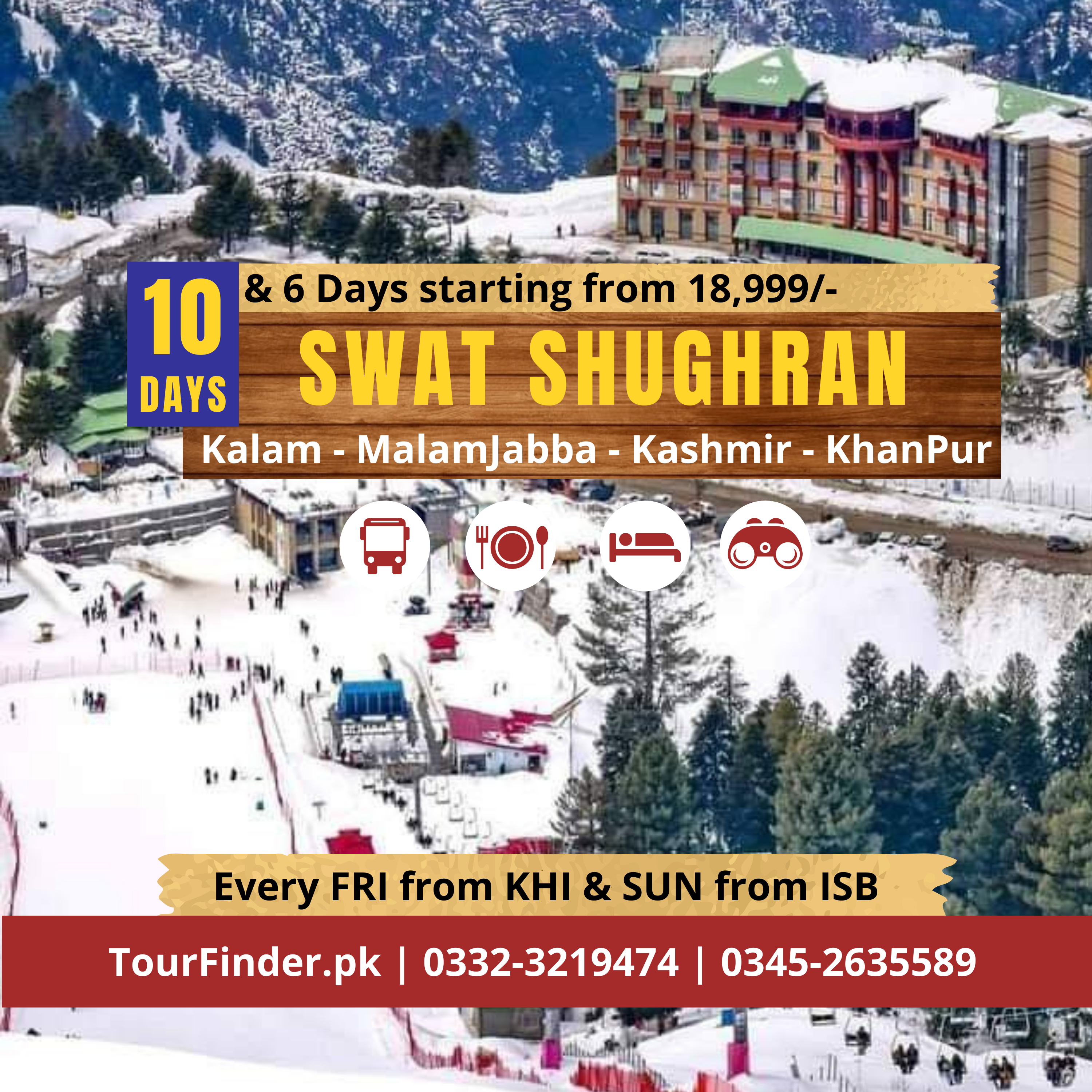 10 days trip to Swat Valley & Shughran Valley (Departure every Friday from KHI)
